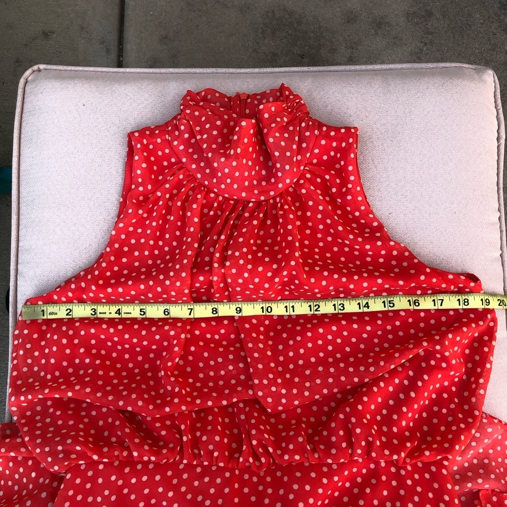 Taylor Red High Low Dress - Picture 13 of 16